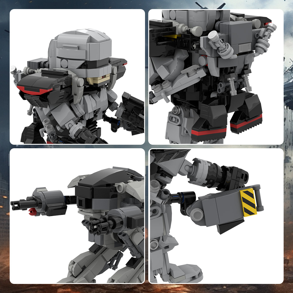 MOC Movie RoboCop Series Build - مراجعة Model Kit Robocop وسعره