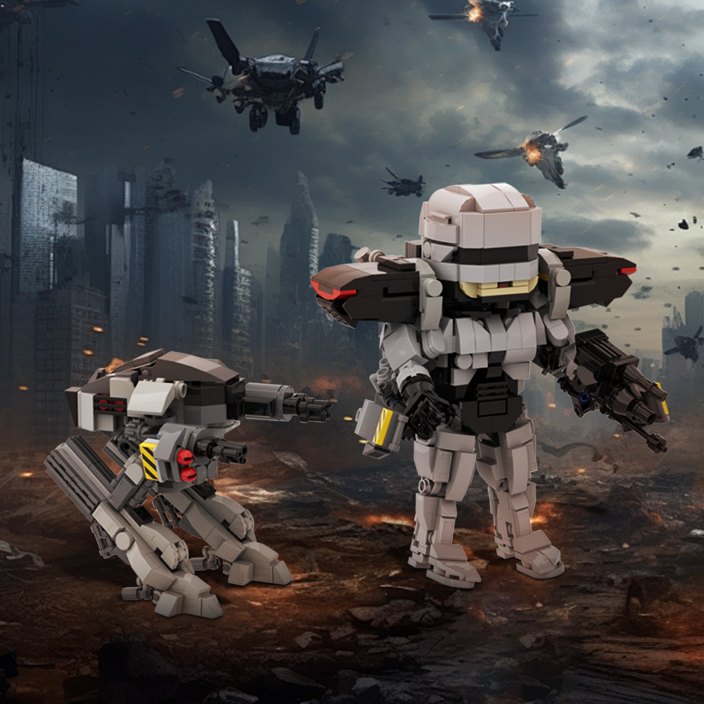 MOC Movie RoboCop Series Build - مراجعة Model Kit Robocop وسعره