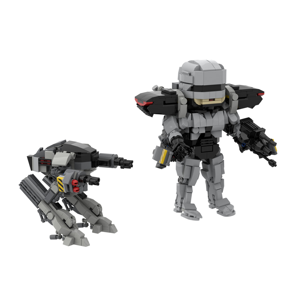 MOC Movie RoboCop Series Build - مراجعة Model Kit Robocop وسعره