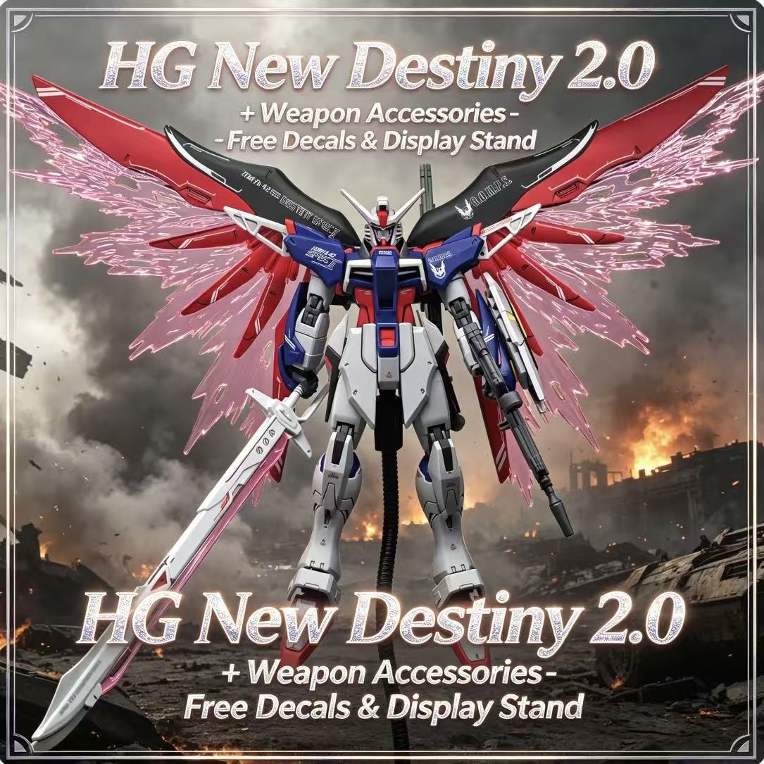 224 HG 1/144 Destiny Spec II F - مراجعة Model Kit Gundam Hg وسعره