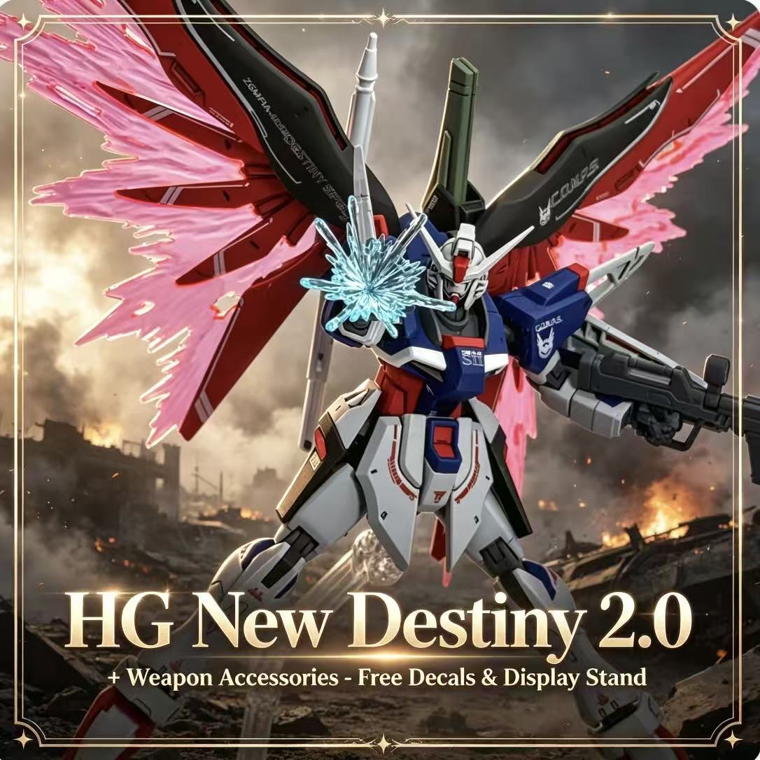 224 HG 1/144 Destiny Spec II F - مراجعة Model Kit Gundam Hg وسعره