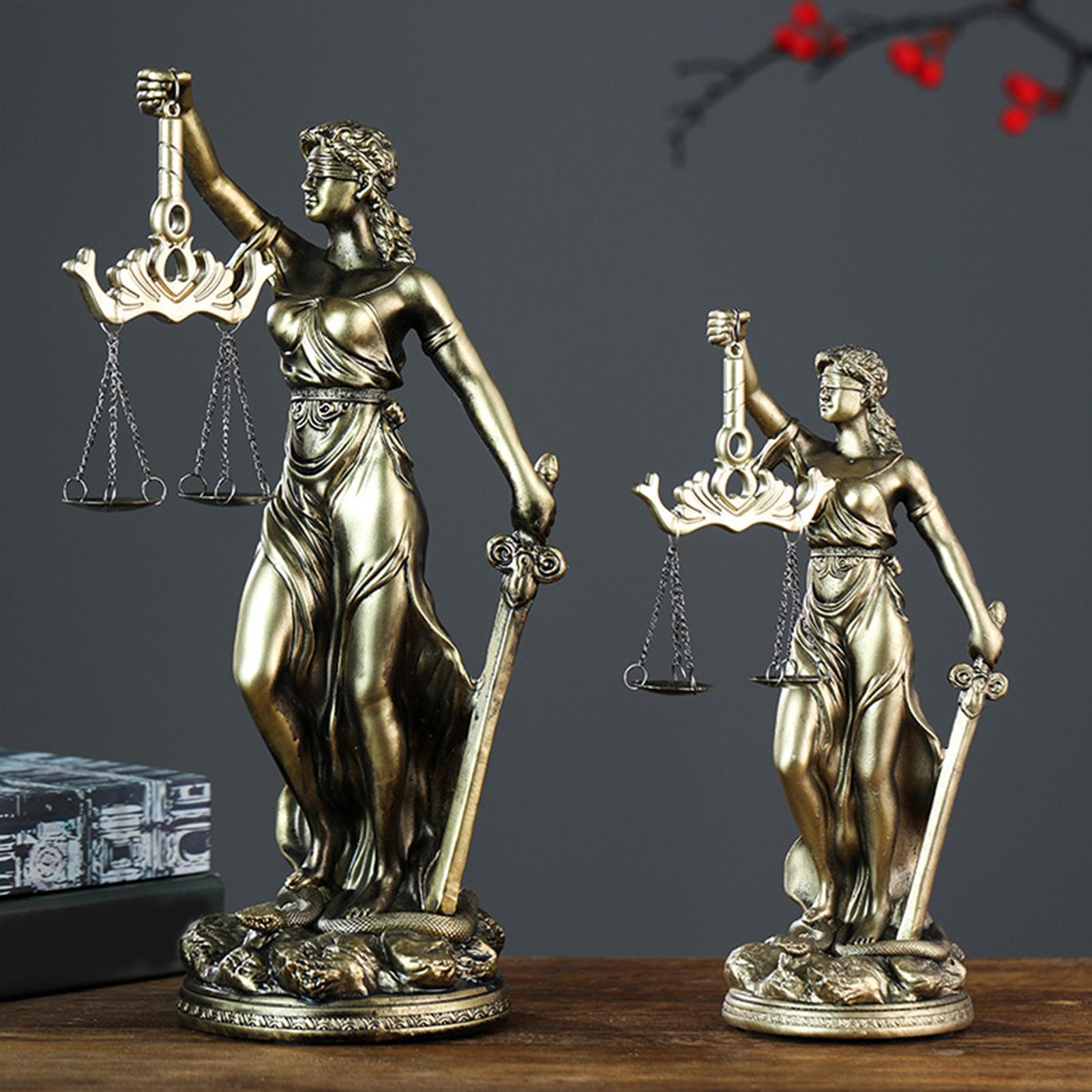 Lady Justice Statue Figurine S - مراجعة Model Kit Judge وسعره