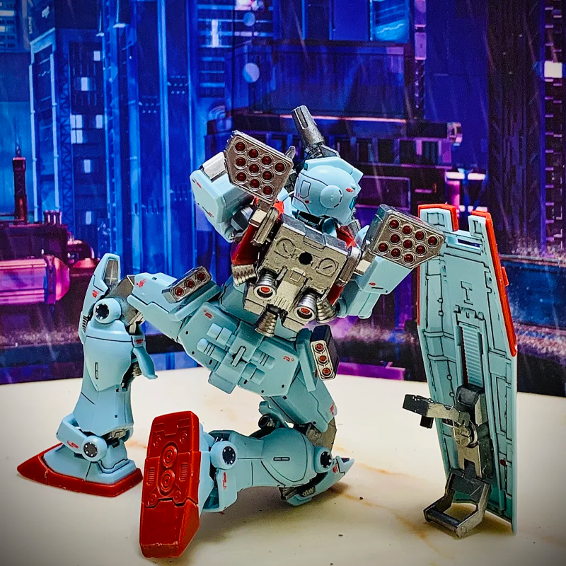 RGM-79 GM Captain Moroccan Fro - مراجعة Model Kit Gundam Hg وسعره