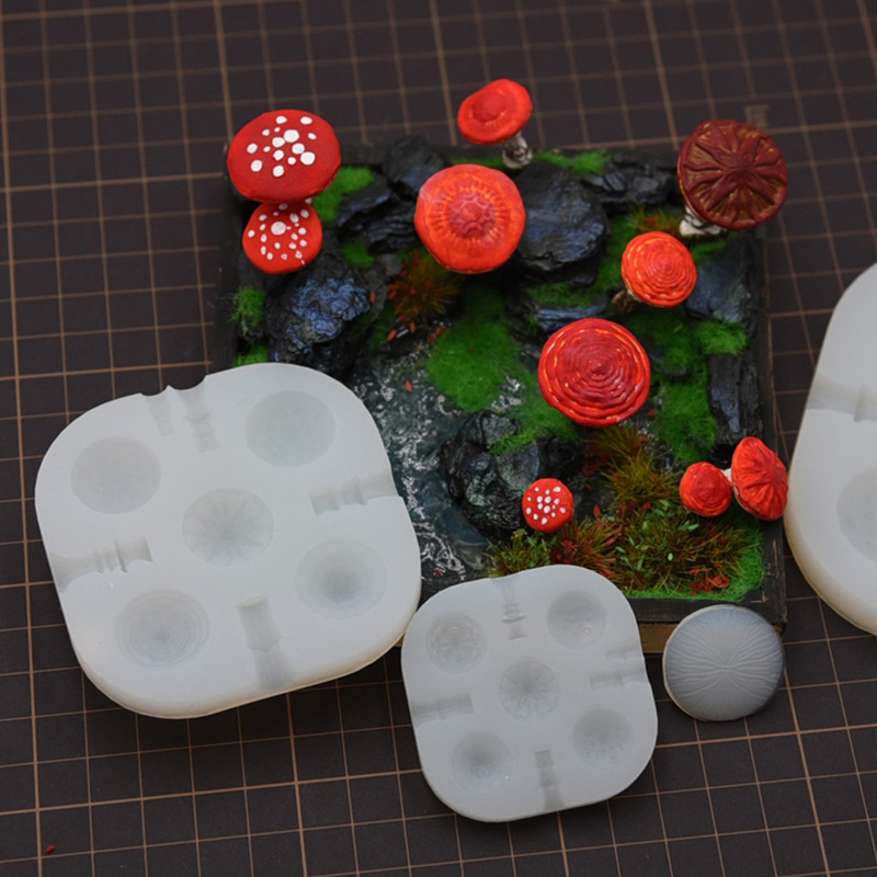 2pcs/set Mini Mushroom Silicon - مراجعة Model Kit Tools وسعره