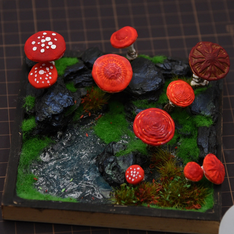 2pcs/set Mini Mushroom Silicon - مراجعة Model Kit Tools وسعره