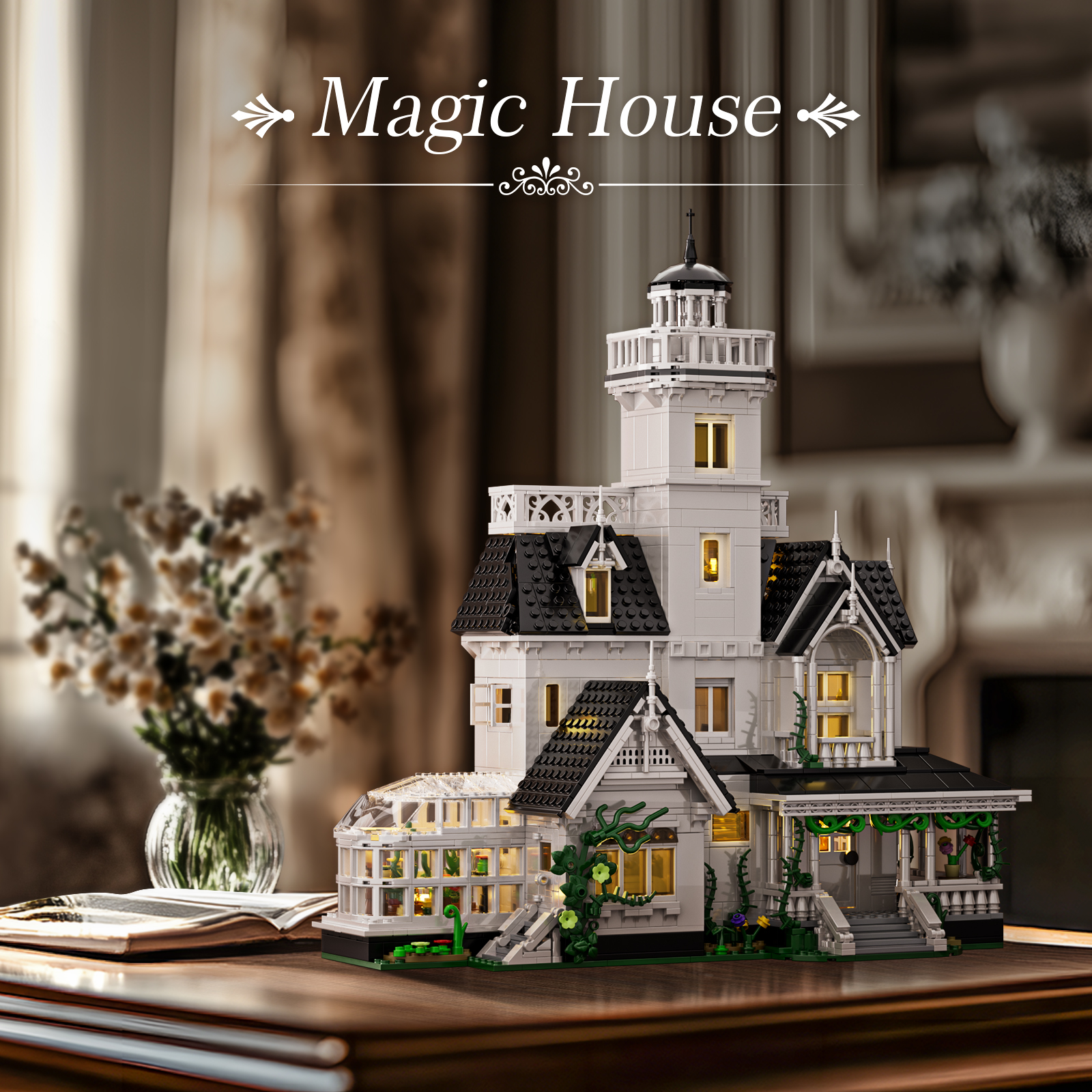 1877 Pcs Magic House Blocks Se - مراجعة Model Kit Robocop وسعره