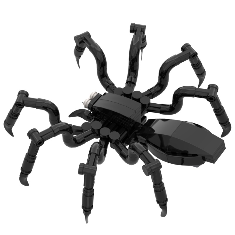 MOC creative animal spider bui - مراجعة Model Kit Manual وسعره