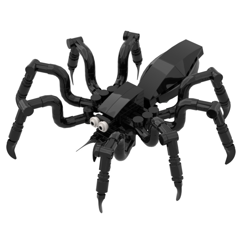 MOC creative animal spider bui - مراجعة Model Kit Manual وسعره