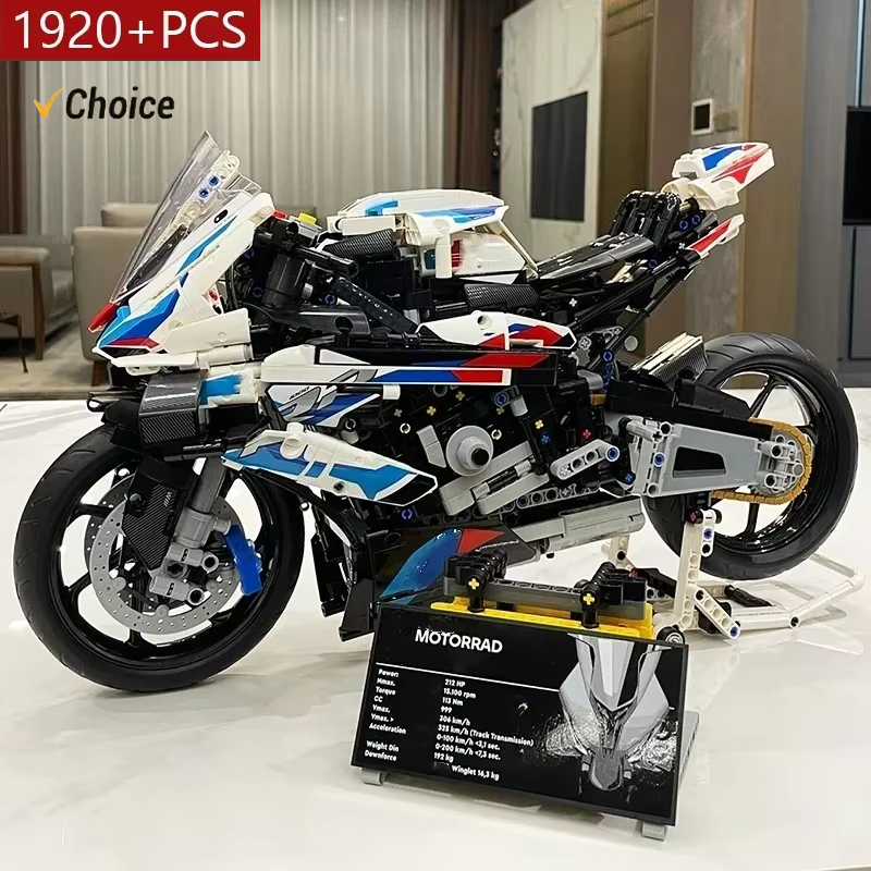 New 1920pcs Car Toy Motorcycle - مراجعة Model Kit Simulator وسعره