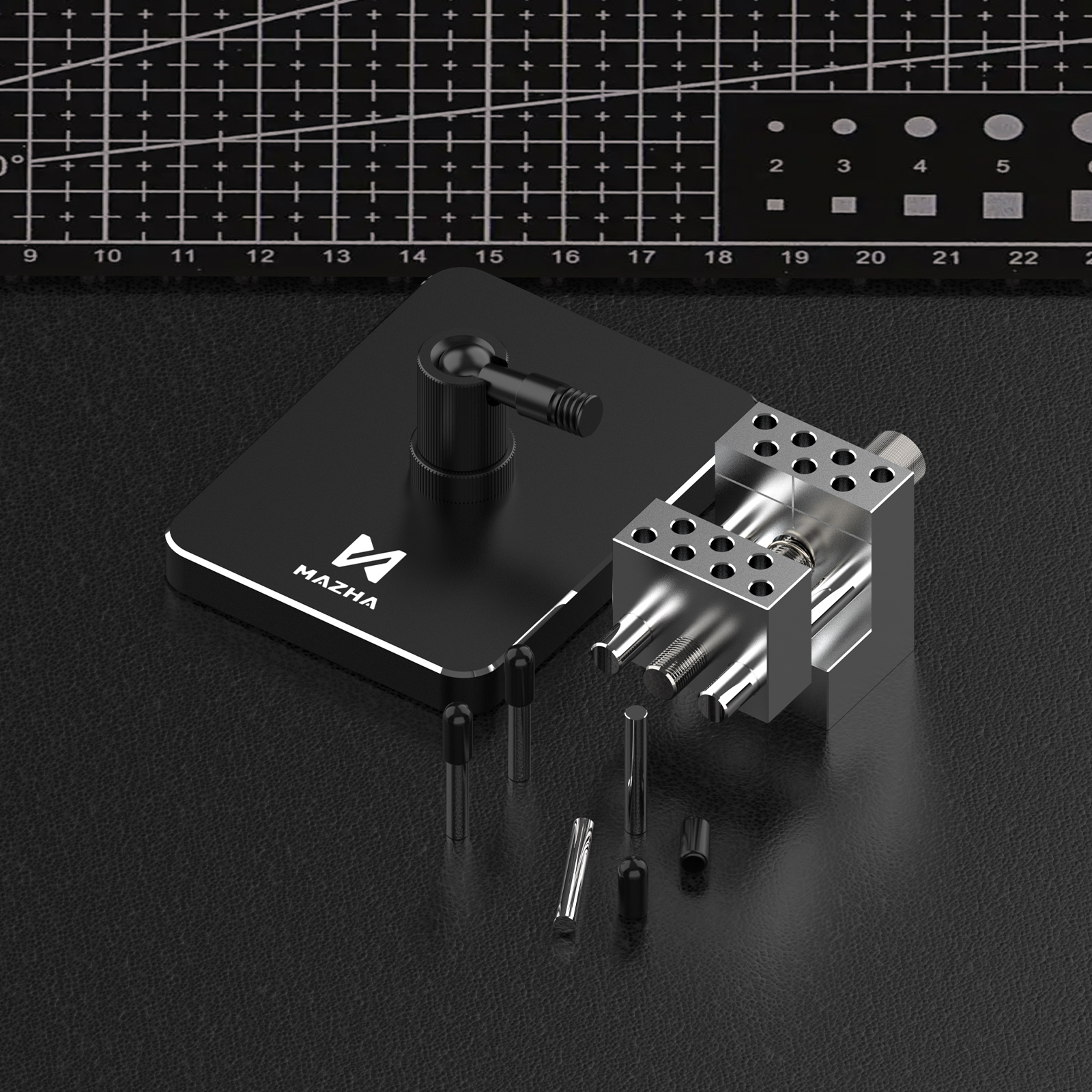 2-in-1 Mini Bench Vise MAZHA T - مراجعة Model Kit Vise وسعره
