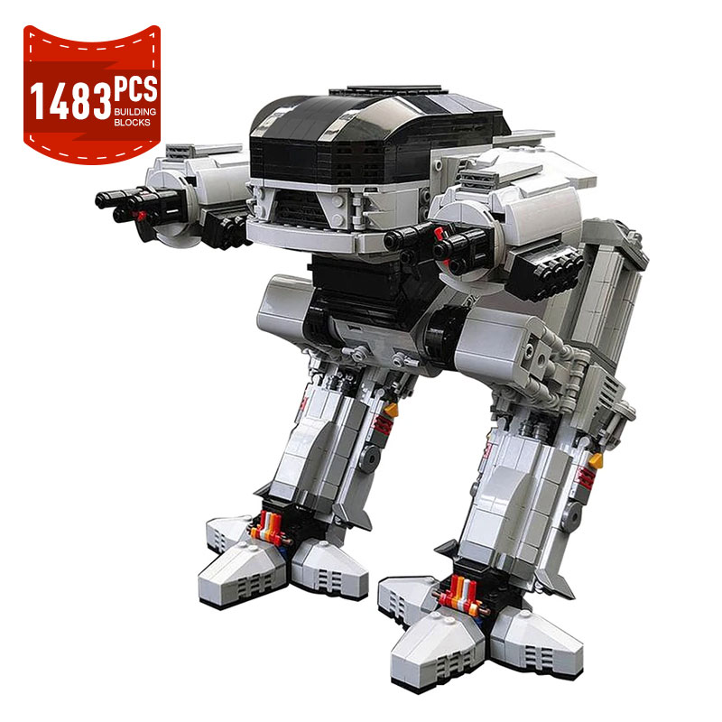 MOC Mecha Robot UCS Scale ED-2 - مراجعة Model Kit Robocop وسعره