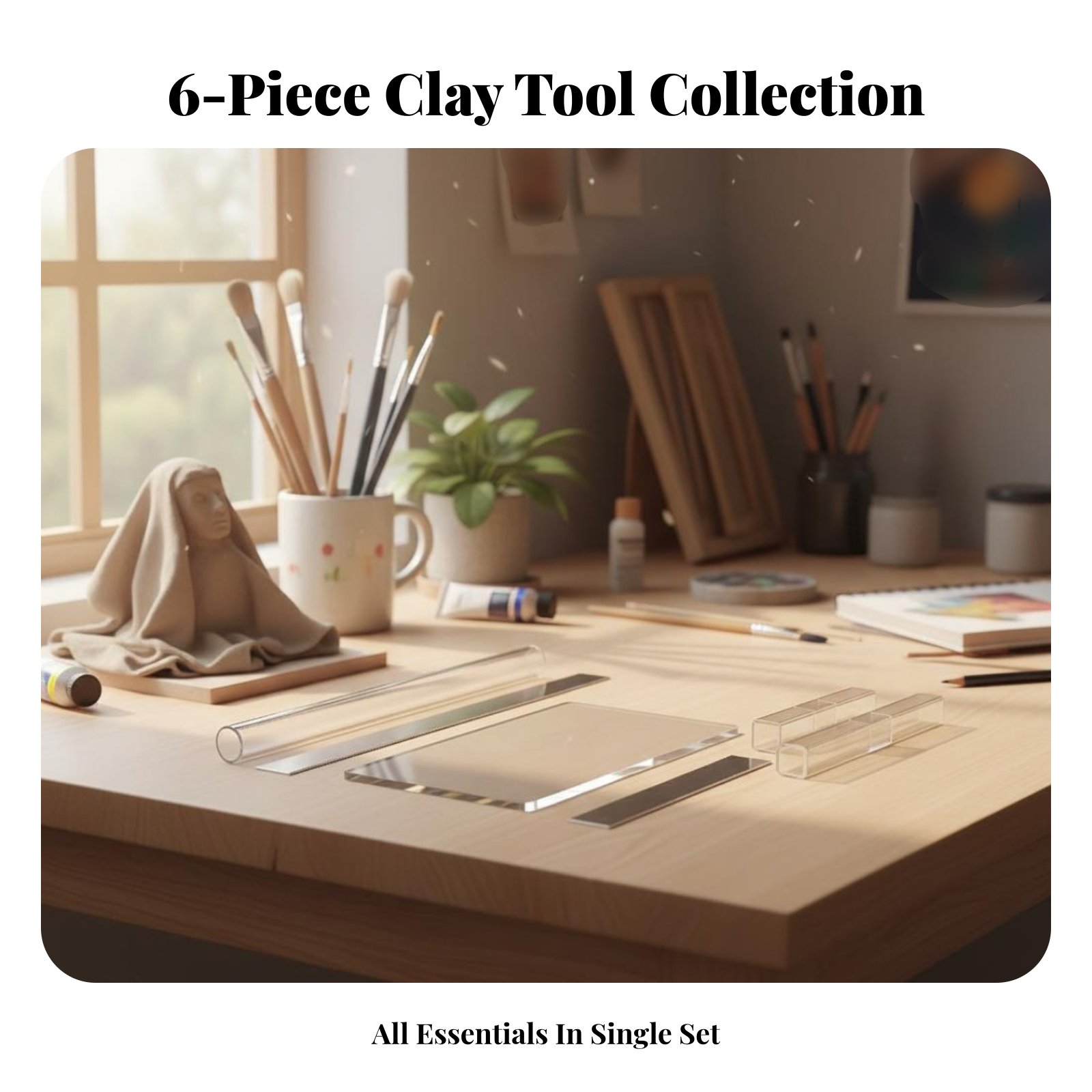 6 Pieces Acrylic Clay Cylinder - مراجعة Model Kit Tools وسعره