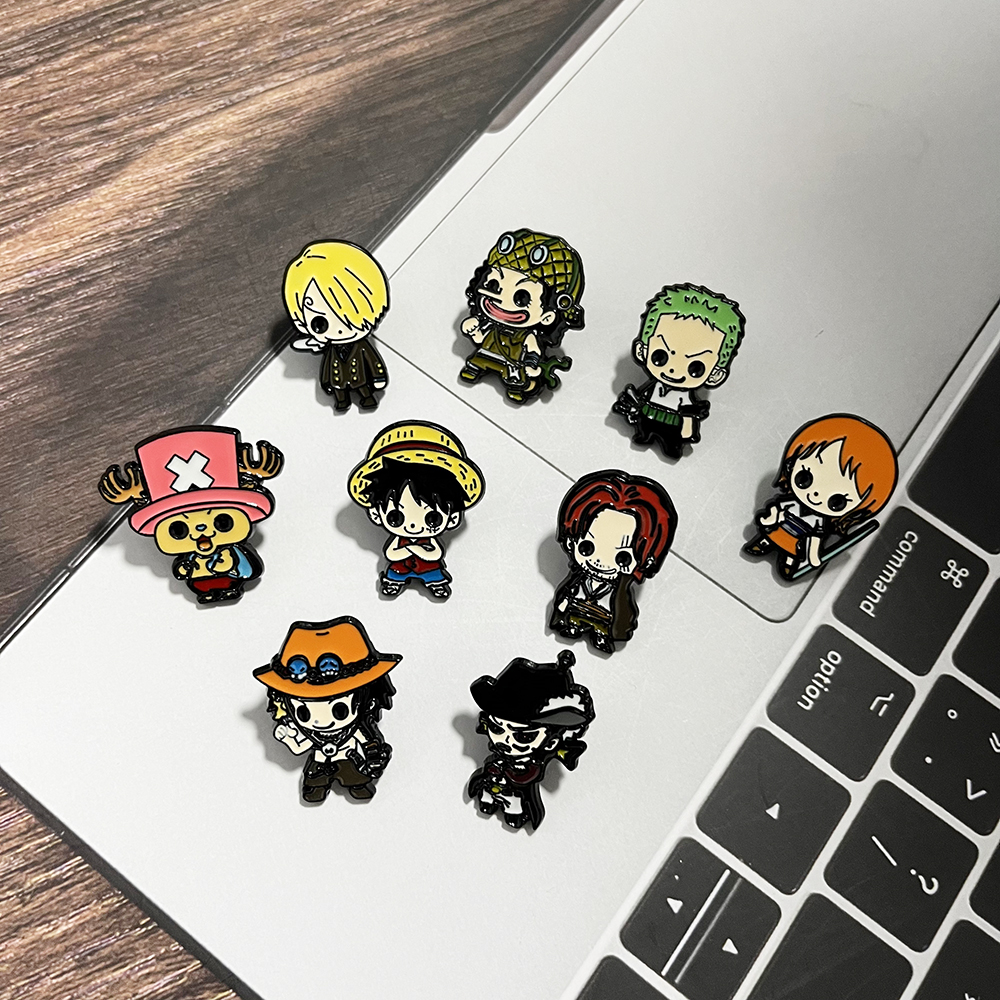 9pcs One Piece Anime Enamel Pi - مراجعة Model Kit Bandai وسعره